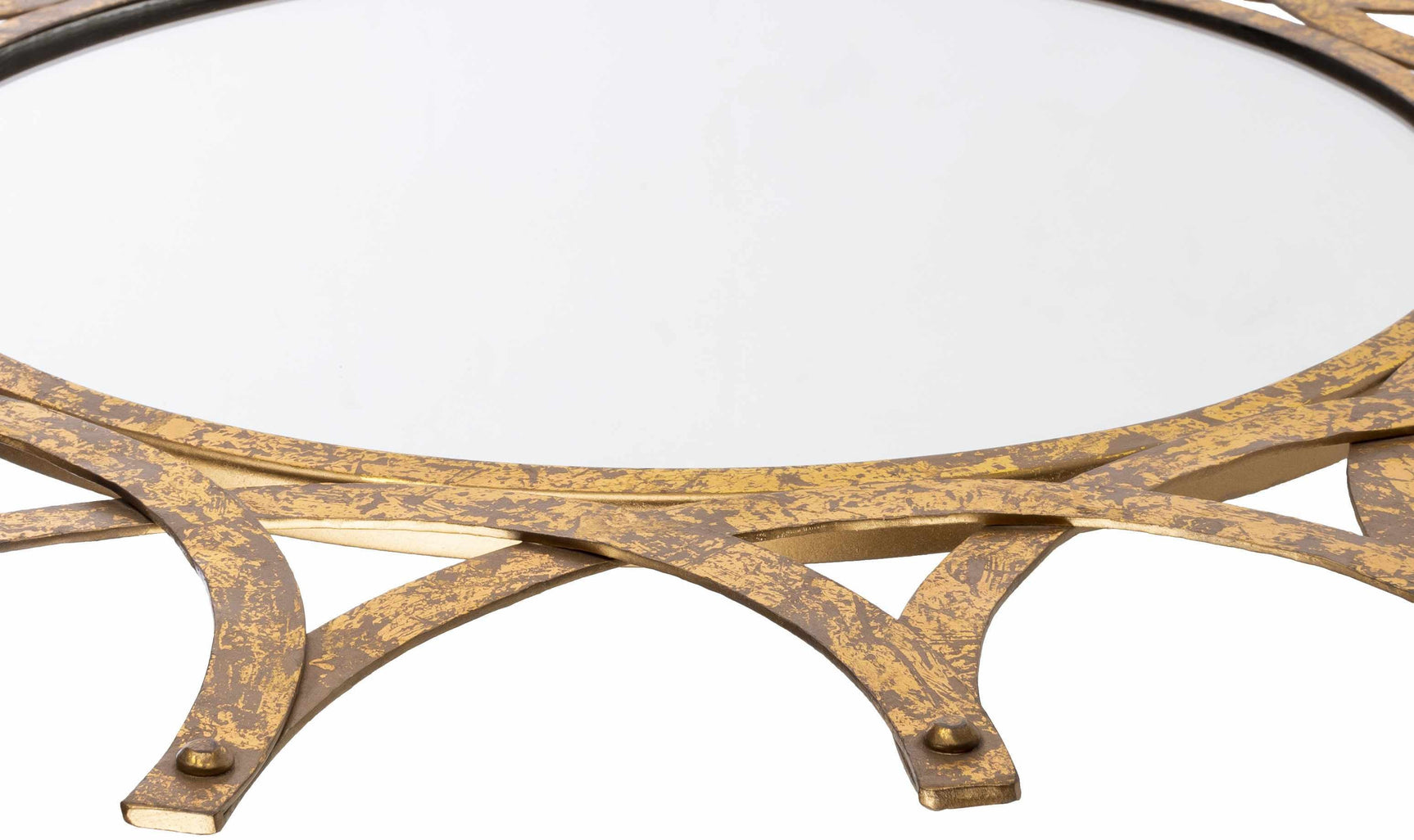 Vivi Gold Metal Mirror - Ornate Home