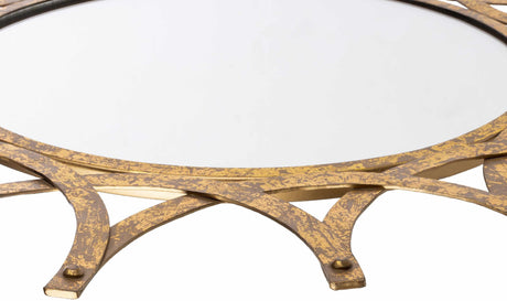 Vivi Gold Metal Mirror - Ornate Home