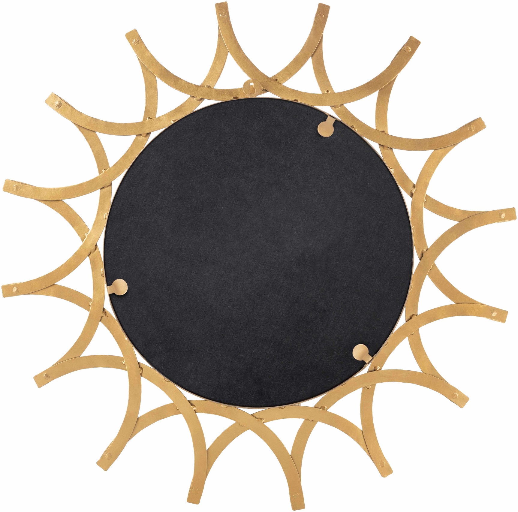 Vivi Gold Metal Mirror - Ornate Home