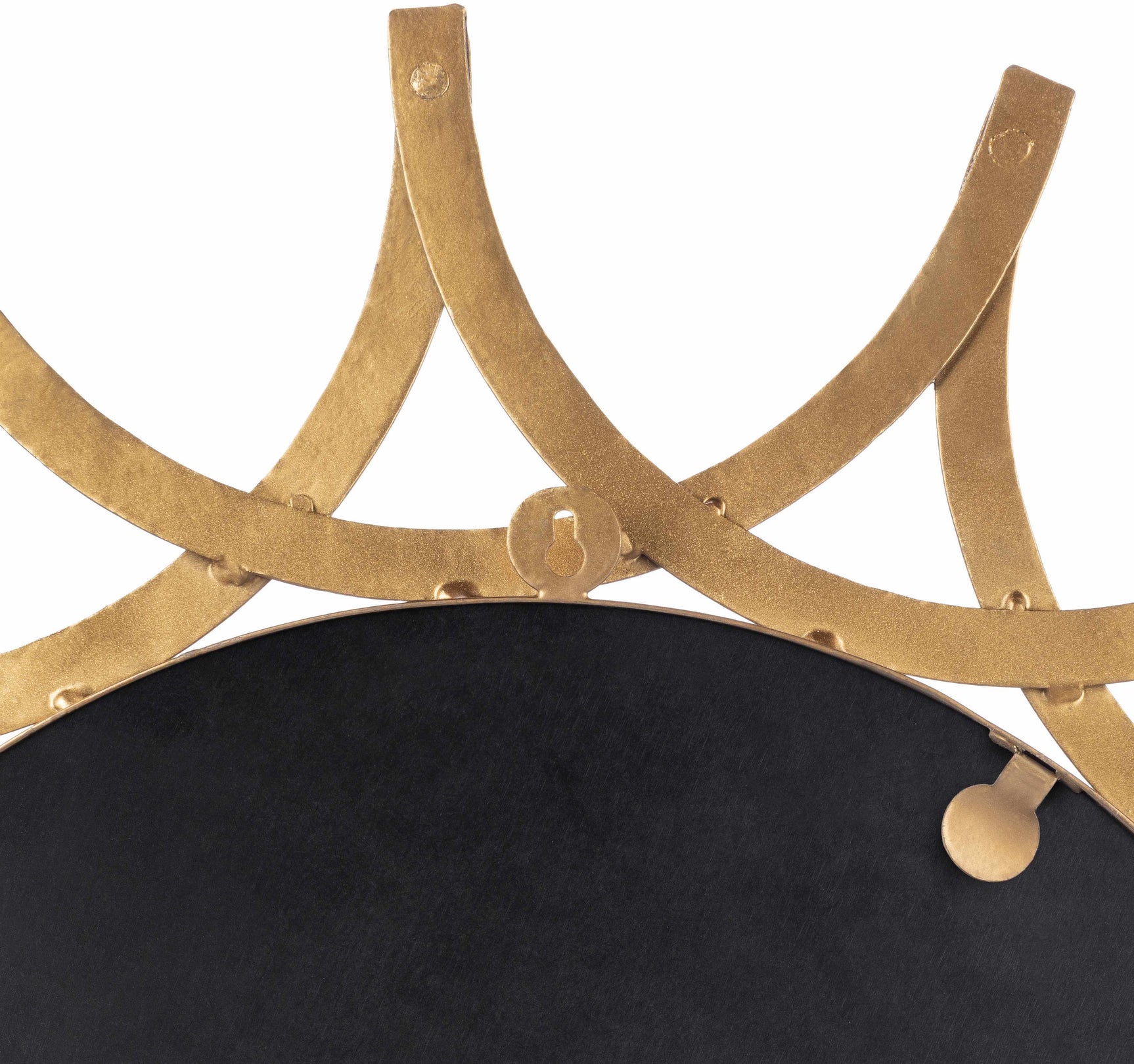 Vivi Gold Metal Mirror - Ornate Home