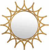 Vivi Gold Metal Mirror - Ornate Home