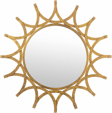 Vivi Gold Metal Mirror - Ornate Home