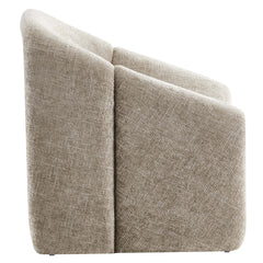 Vivi Khaki Chenille Upholstered Accent Chair - Ornate Home