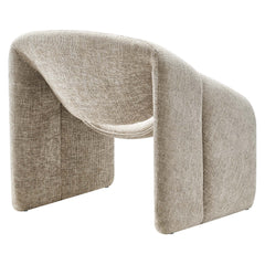 Vivi Khaki Chenille Upholstered Accent Chair - Ornate Home