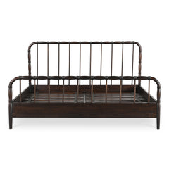 Vivian Brown Bed Queen - Ornate Home