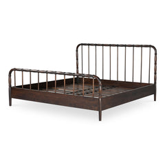 Vivian Brown Bed Queen - Ornate Home