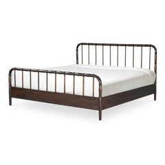 Vivian Brown Bed Queen - Ornate Home