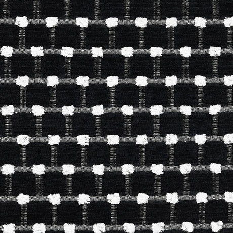 Viviani Black Ottoman - Ornate Home