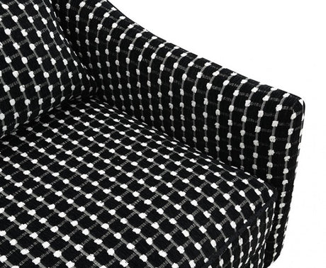 Viviani White/Black Accent Chair - Ornate Home