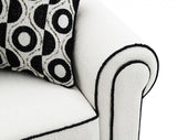 Viviani White Sofa - Ornate Home
