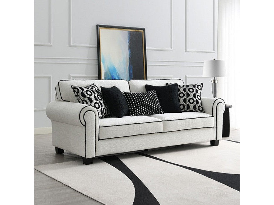 Viviani White Sofa - Ornate Home
