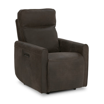 Vivica Dark Brown Power Recliner - Ornate Home