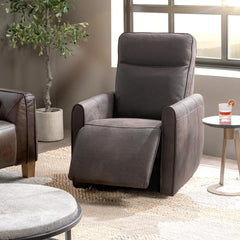 Vivica Dark Brown Power Recliner - Ornate Home