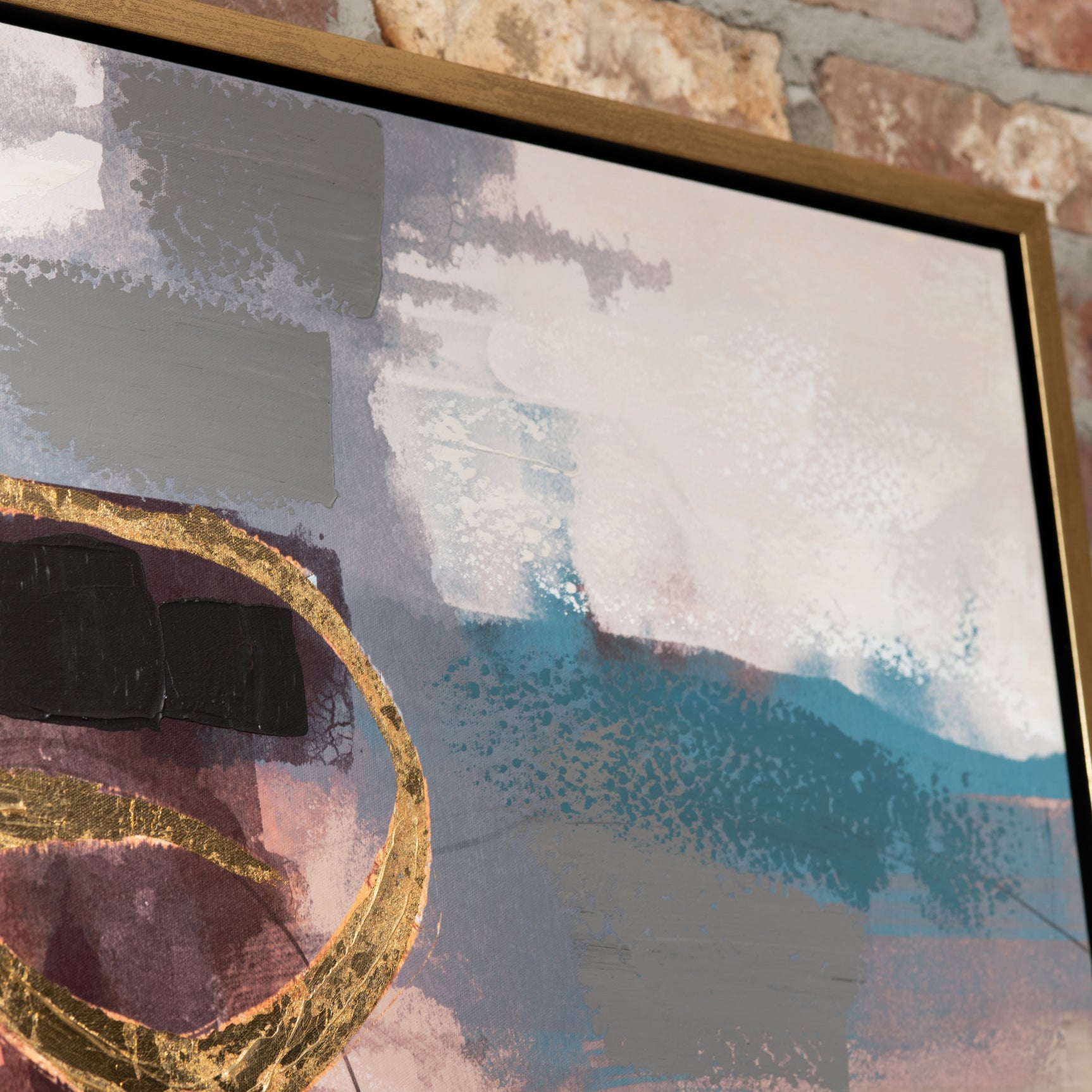 Vivid 2 Blue/Red Canvas