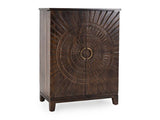 Vivienne Dark Brown Bar Cabinet - Ornate Home