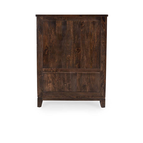 Vivienne Dark Brown Bar Cabinet - Ornate Home