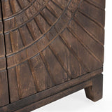 Vivienne Dark Brown Bar Cabinet - Ornate Home