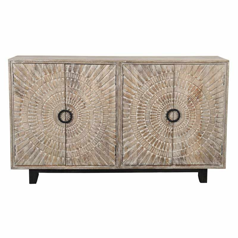 Vivienne Light Gray Cabinet - Ornate Home