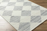Vivir x Livabliss Antho Light Gray Diamond Rug - Ornate Home