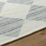 Vivir x Livabliss Antho Light Gray Diamond Rug - Ornate Home