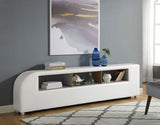 Vodice White Queen Bed w/ Bookcase - Ornate Home