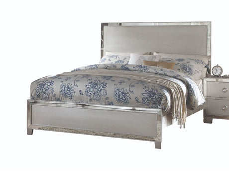 Voeville II Platinum Queen Bed - Ornate Home