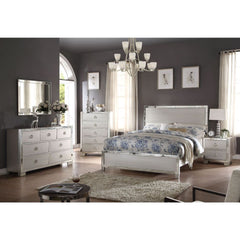 Voeville King Panel Bed in Platinum 24837EK - Ornate Home