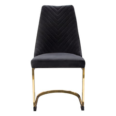 Vogue Black Dining Chairs (Set of 2) - Ornate Home