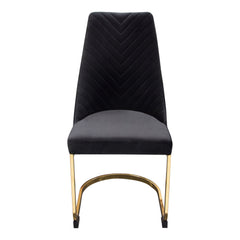 Vogue Black Dining Chairs (Set of 2) - Ornate Home