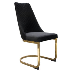 Vogue Black Dining Chairs (Set of 2) - Ornate Home