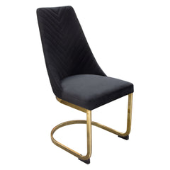 Vogue Black Dining Chairs (Set of 2) - Ornate Home