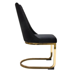 Vogue Black Dining Chairs (Set of 2) - Ornate Home