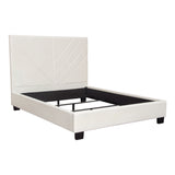 Vogue Cream Eastern King Bed - Ornate Home