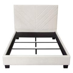 Vogue Cream Queen Bed - Ornate Home