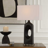 Void Matte Black Table Lamp - Ornate Home