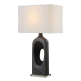 Void Matte Black Table Lamp - Ornate Home