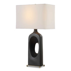 Void Matte Black Table Lamp - Ornate Home