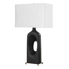 Void Matte Black Table Lamp - Ornate Home