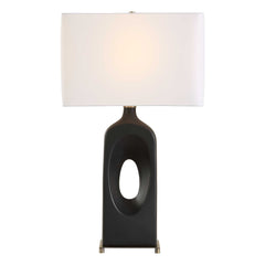 Void Matte Black Table Lamp - Ornate Home
