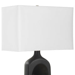 Void Matte Black Table Lamp - Ornate Home