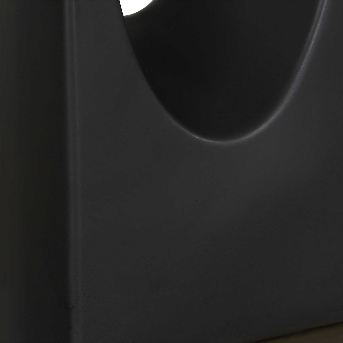 Void Matte Black Table Lamp - Ornate Home