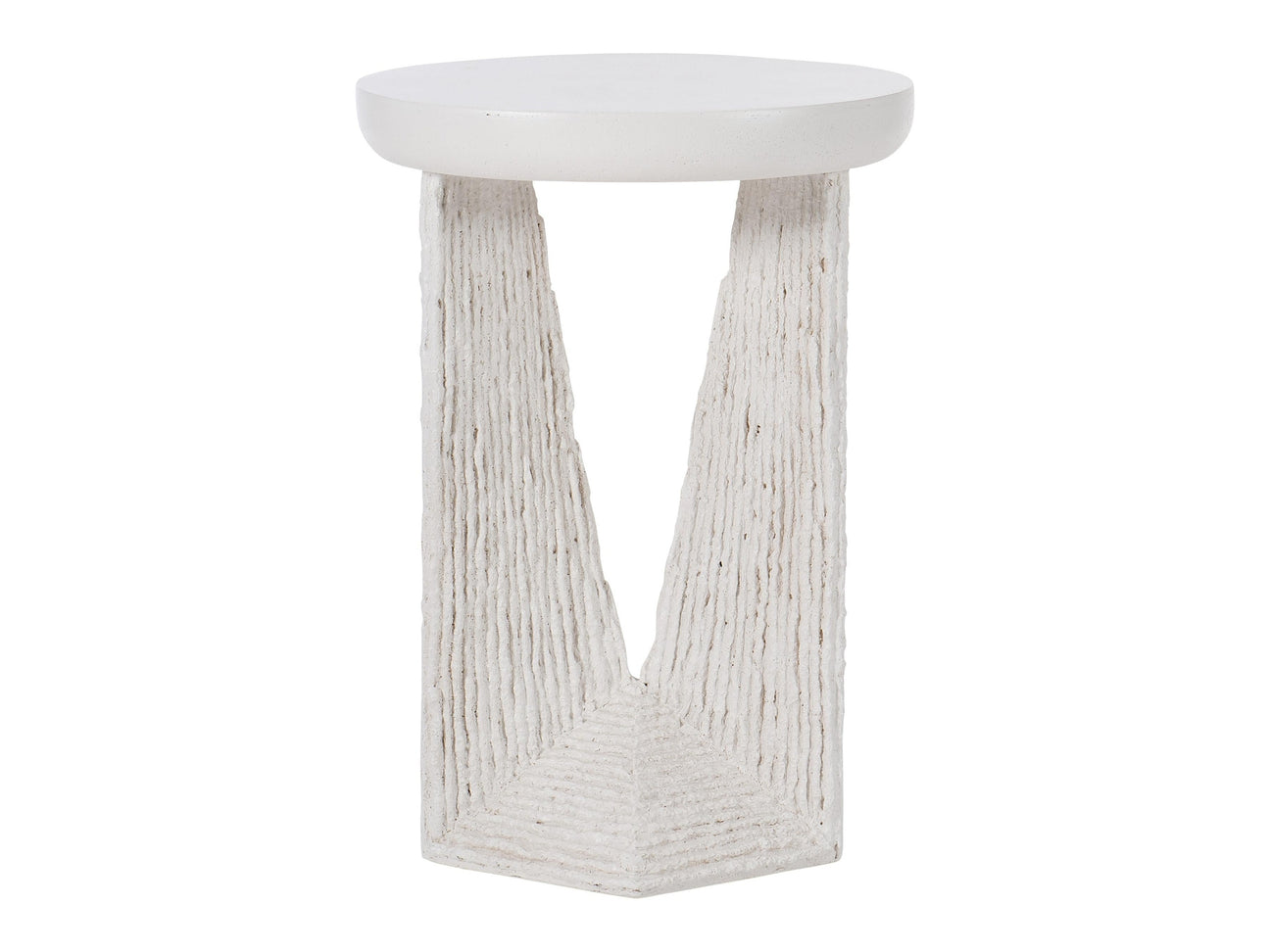 Voile Stonecast Outdoor Accent Table - Ornate Home