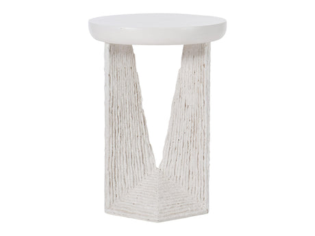 Voile Stonecast Outdoor Accent Table - Ornate Home