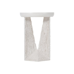 Voile Stonecast Outdoor Accent Table - Ornate Home