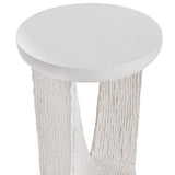 Voile Stonecast Outdoor Accent Table - Ornate Home