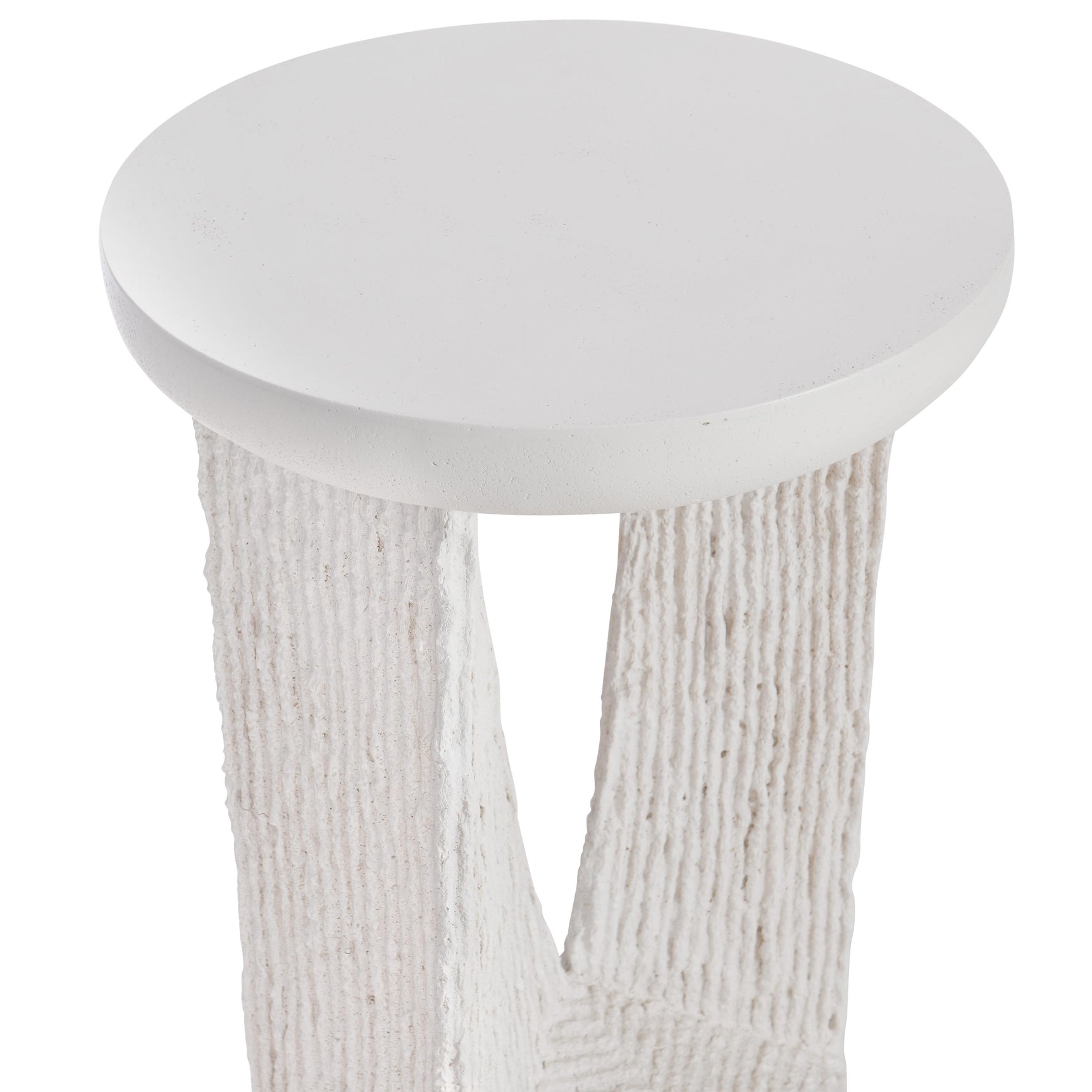 Voile Stonecast Outdoor Accent Table - Ornate Home