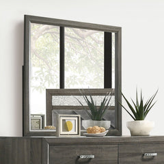 Voleta Gray 5 Pc. Queen Bedroom Set w/ Chest - Ornate Home