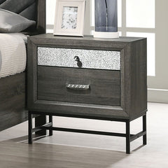 Voleta Gray 5 Pc. Queen Bedroom Set w/ Chest - Ornate Home