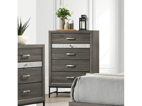 Voleta Gray Chest - Ornate Home