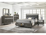 Voleta Gray E.King Bed - Ornate Home